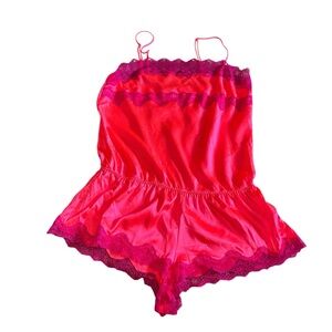 Victorias Secret lace trim romper